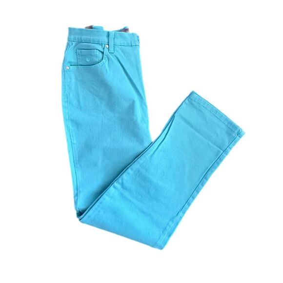 Gloria Vanderbilt Teal Ultra Stretch Pants, Size 14, NWT - Picture 3 of 6